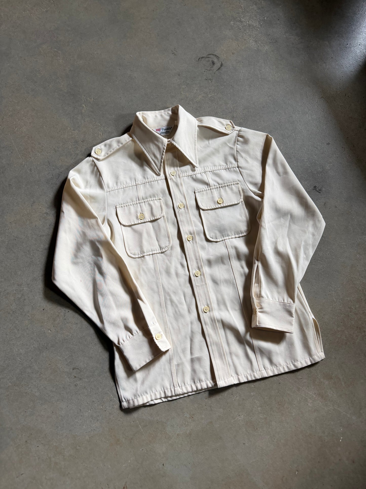 VTG Levi's Panatela Signature Button Up Shirt Sz M