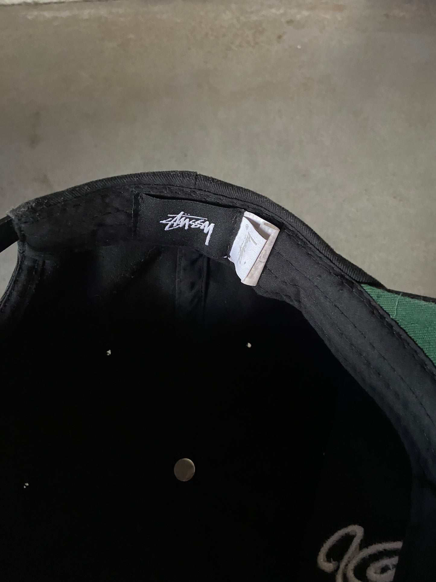 Stussy S Black Logo Hat
