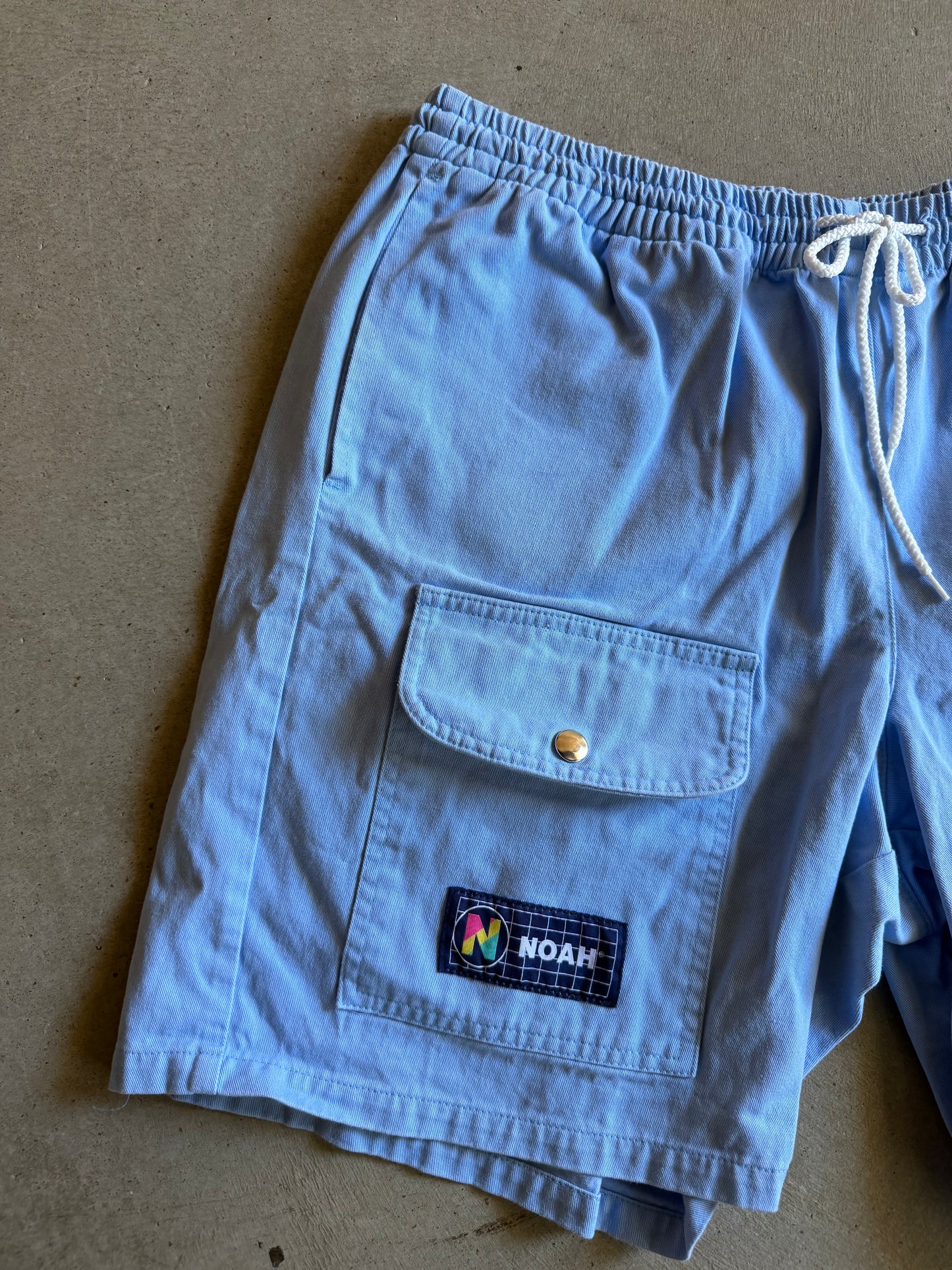 Noah NYC Baby Blue Cargo Shorts Sz XL