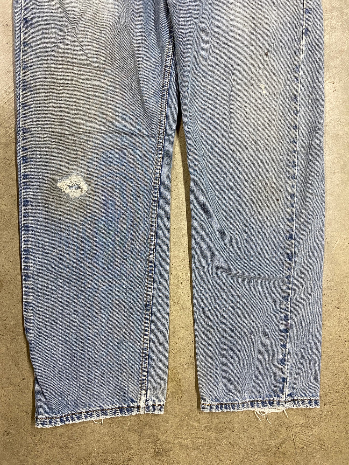 VTG Levi's 505 Blue Denim Relaxed Jeans Sz 38x30