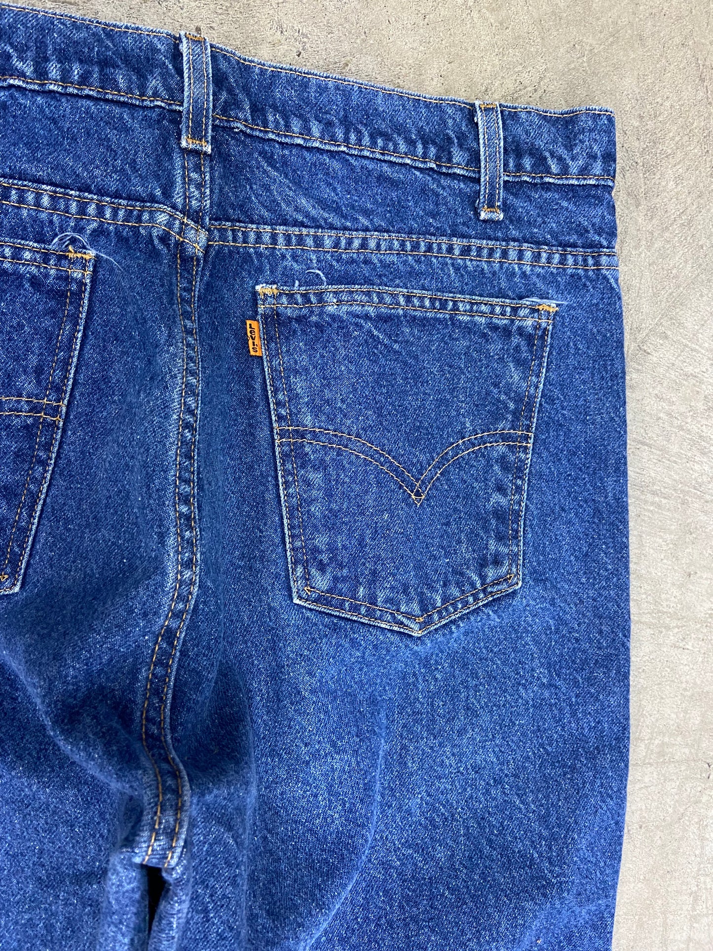 VTG Levi's 505 Straight Leg Blue Denim Jeans Sz 36x32