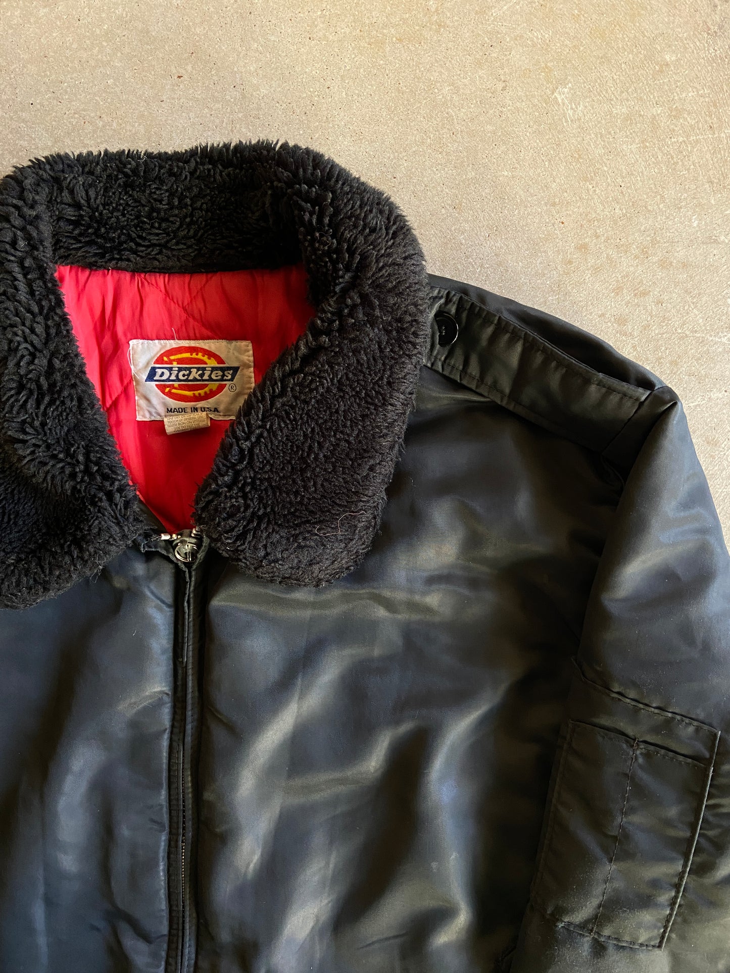 VTG Dickies Zip Up Jacket Sz XL