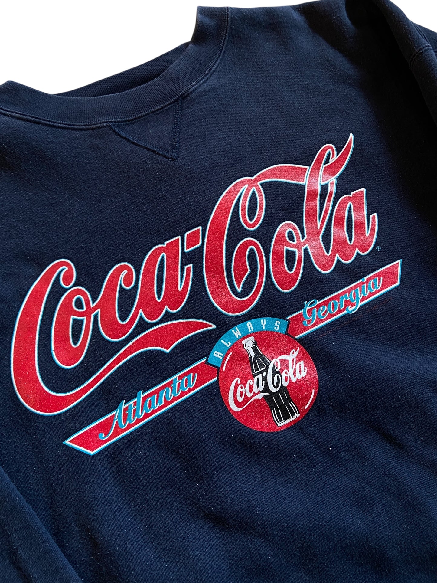 VTG Atlanta Coca-Cola Classic Heavyweight Sweatshirt Sz XXL