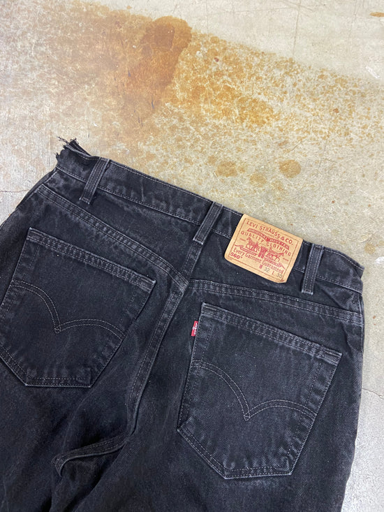 VTG Levi’s Made in USA 560 Black Jeans Sz 32x30