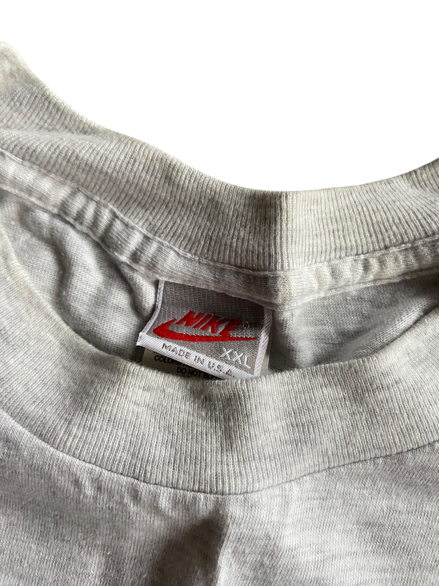 VTG Nike Grey Tag Charles Barkley Heather Grey Tee Sz XL