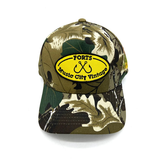 Forts x MCV Bassville Camo Fishing Snapback Hat