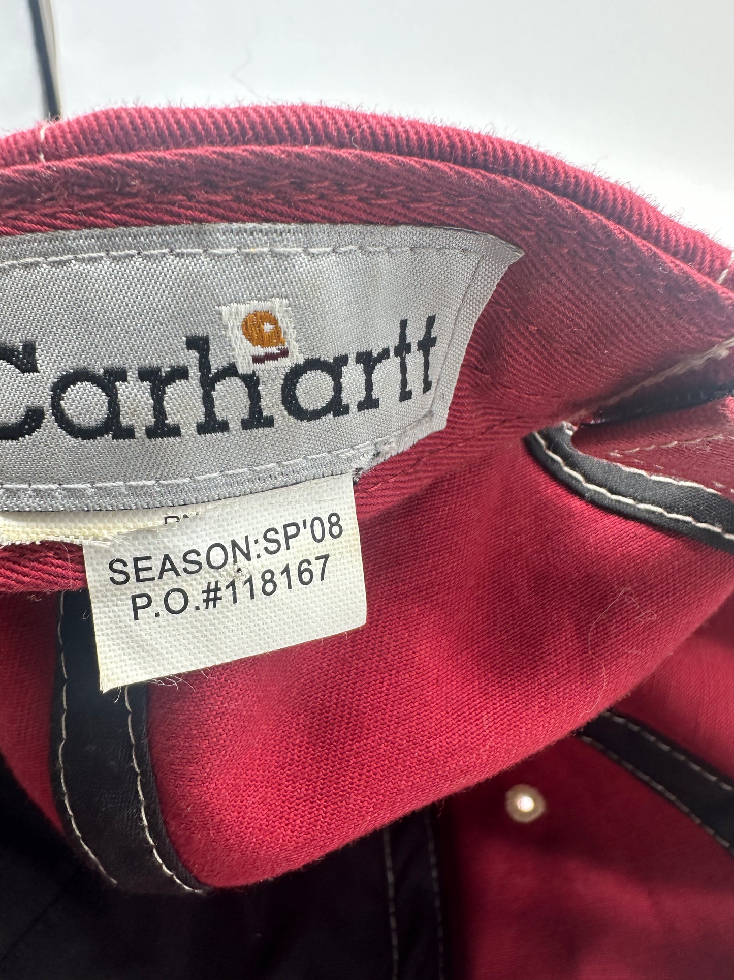 VTG 2008 Carhartt Workwear Hook & Loop Hat