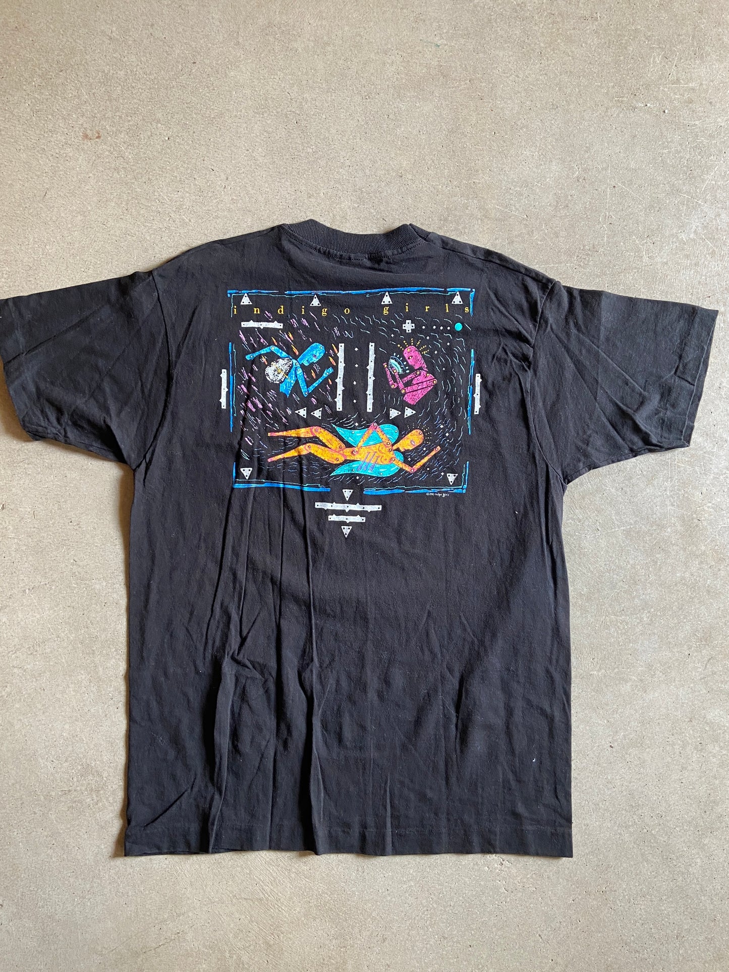 VTG Indigo Girls "Nomads Indians Saints" Tee Sz XL