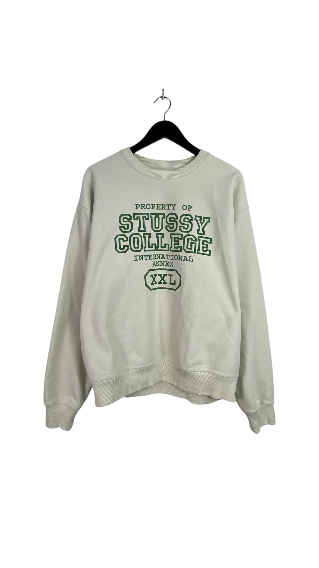 "Property Of" Stussy Crewneck Sz L