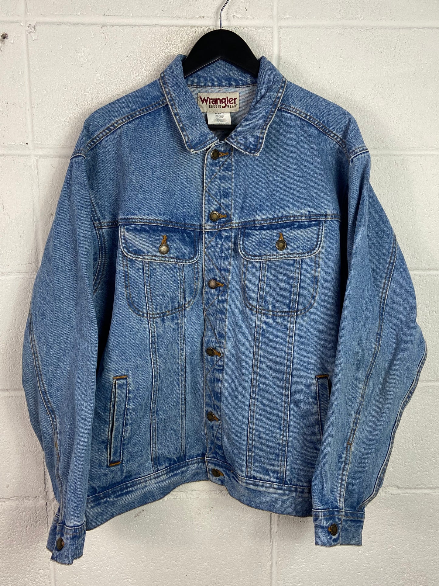 VTG Wrangler Denim jacket Sz XL