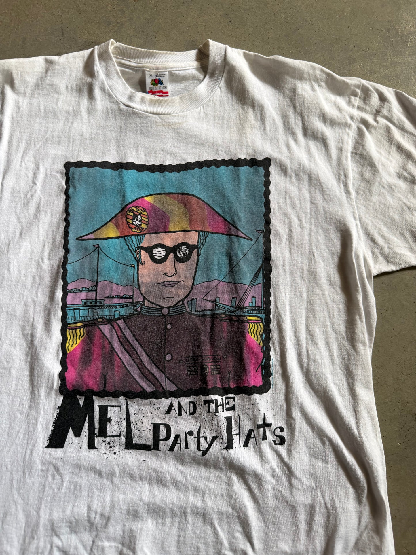 VTG Mel and The Party Hats Tee Sz XL