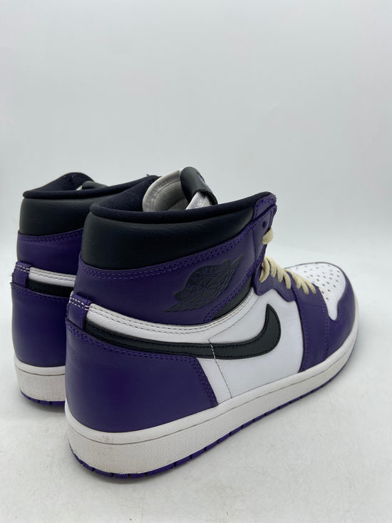 Preowned Jordan 1 Retro High Court Purple White Sz 11M/12.5W 555088-500