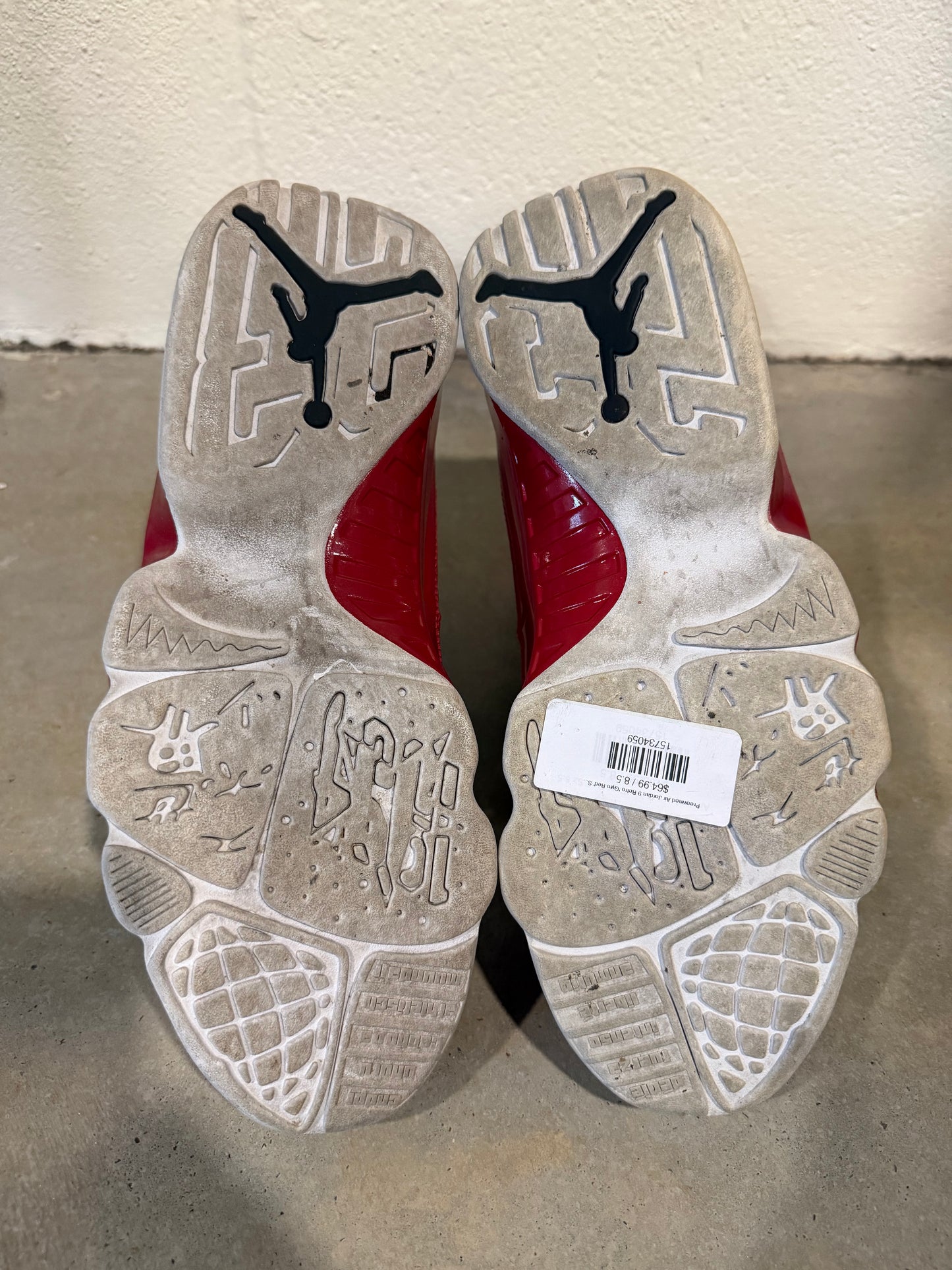 Preowned Air Jordan 9 Retro 'Gym Red' Sz 8.5M/10W