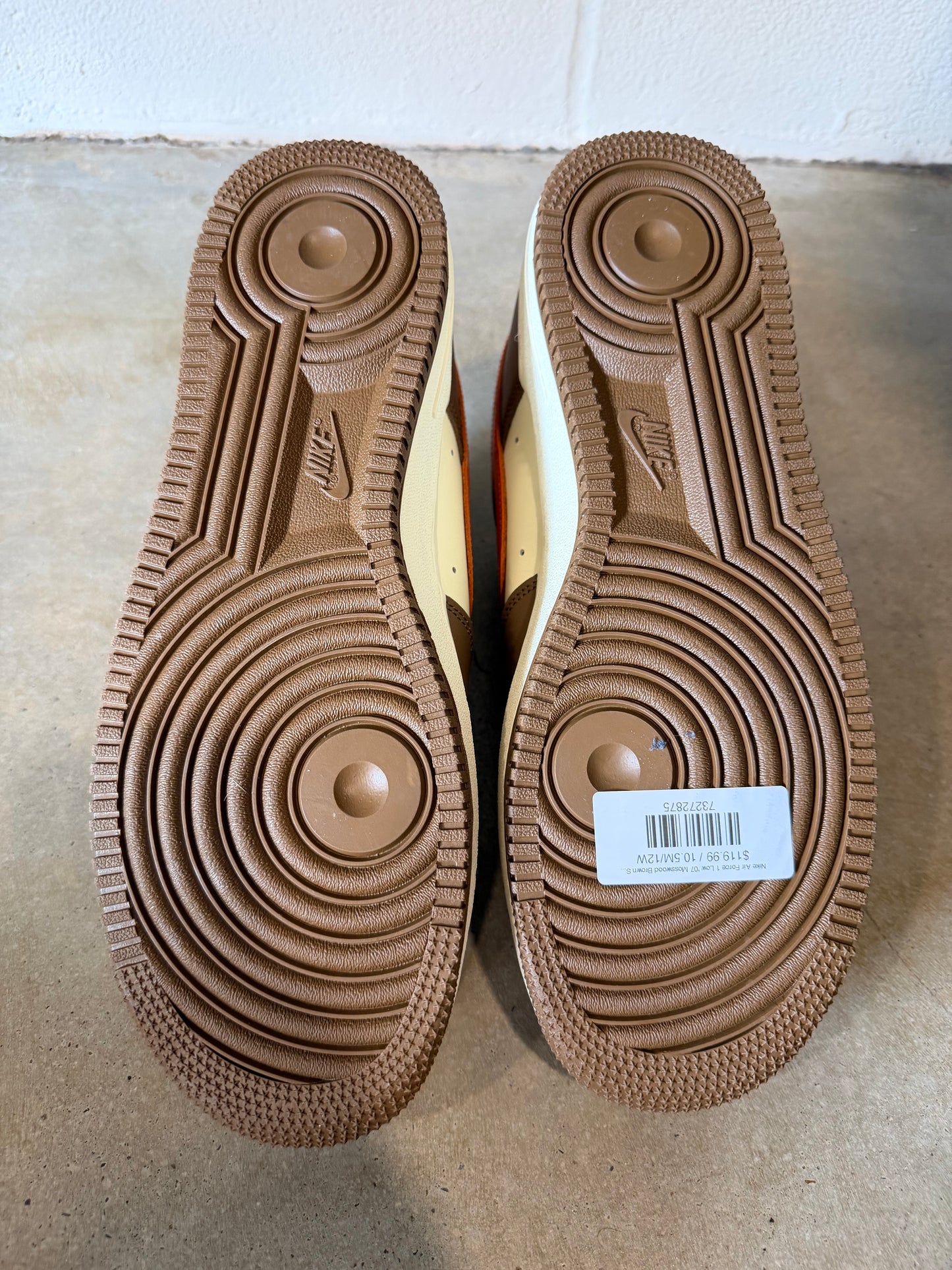 Nike Air Force 1 Low '07 Mosswood Brown Sz 10.5M/12W IO7545-221