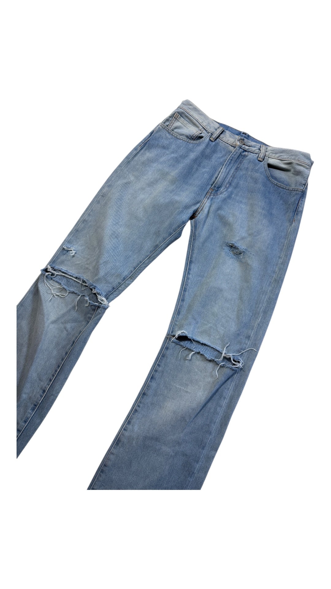 VTG Levis 502 Light Wash Denim Jeans Sz 33x33