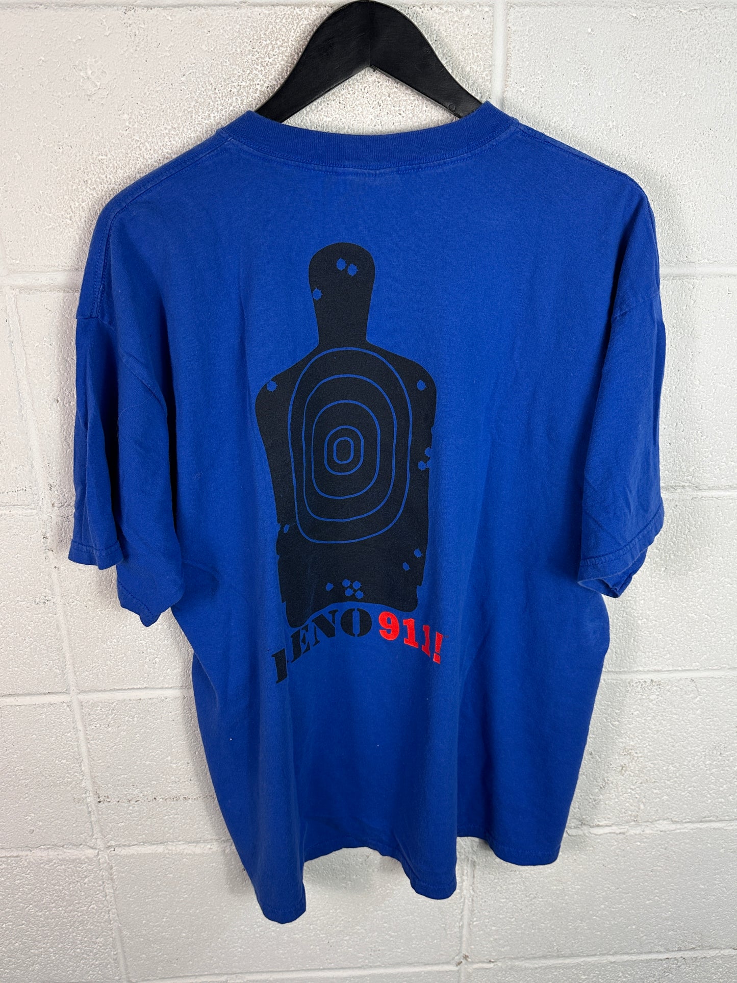 Y2K Reno 911 Finest Sitcom Tee Sz XL