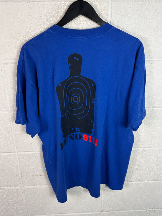 Y2K Reno 911 Finest Sitcom Tee Sz XL