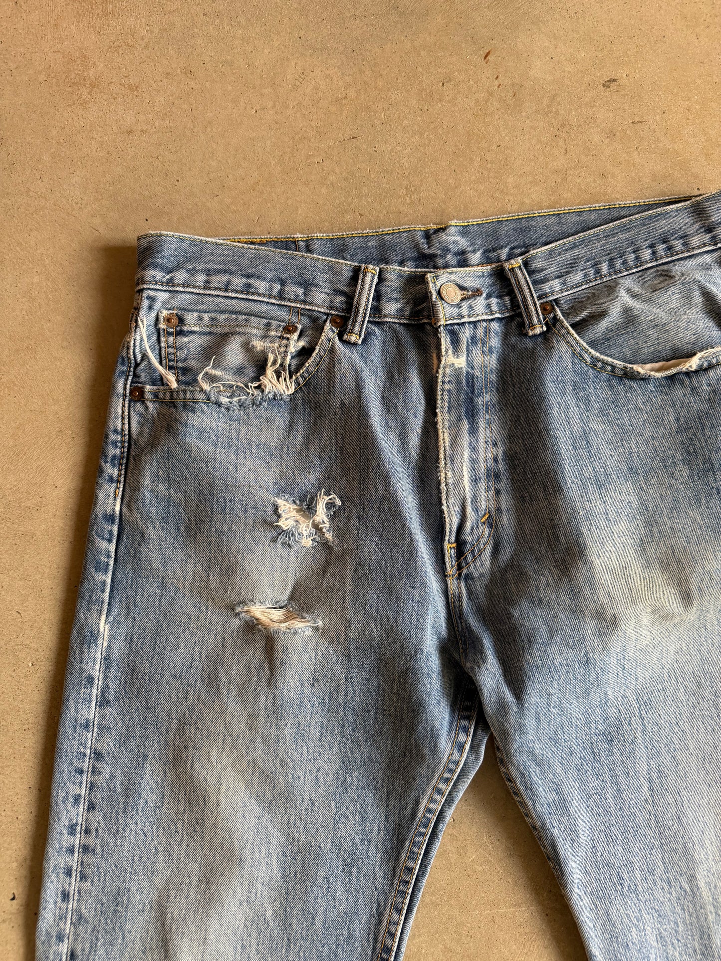 VTG Levis 505 Blue Denim Jeans Sz 34x32