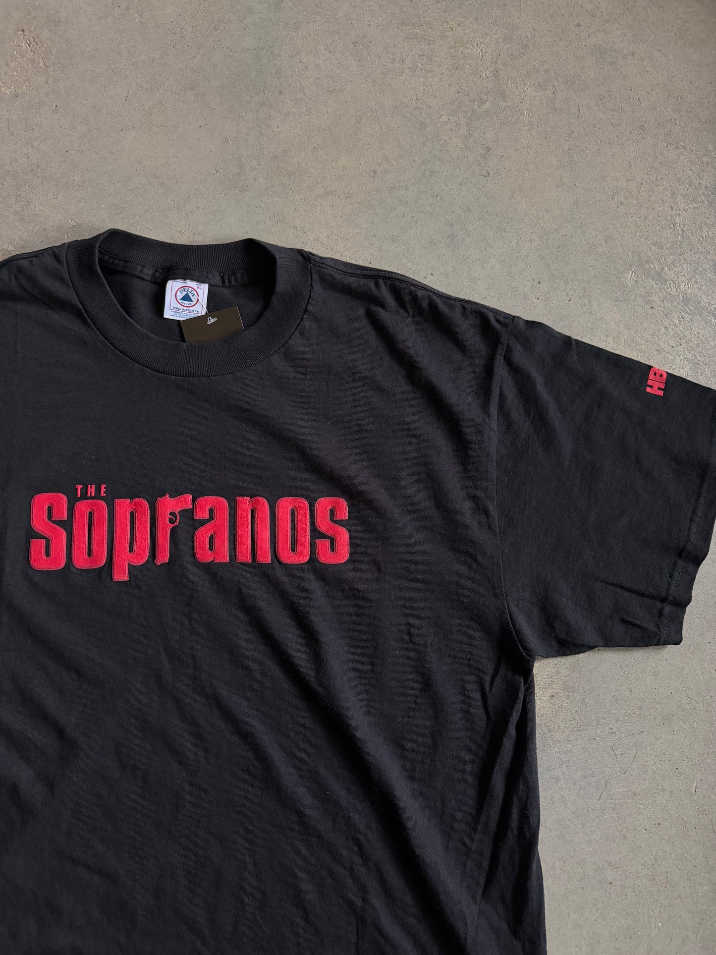 VTG Sopranos Puff Print Promo Tee Sz XL