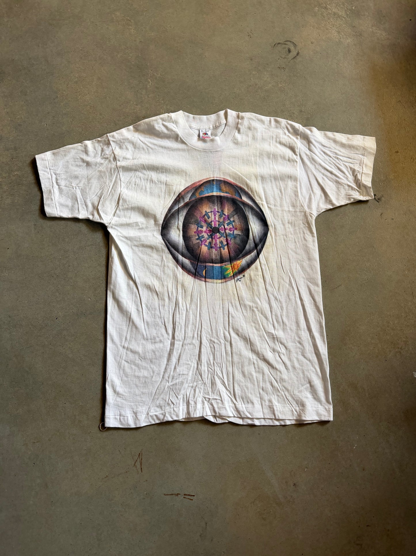 VTG Widespread Panic Eyeball Tee Sz XL