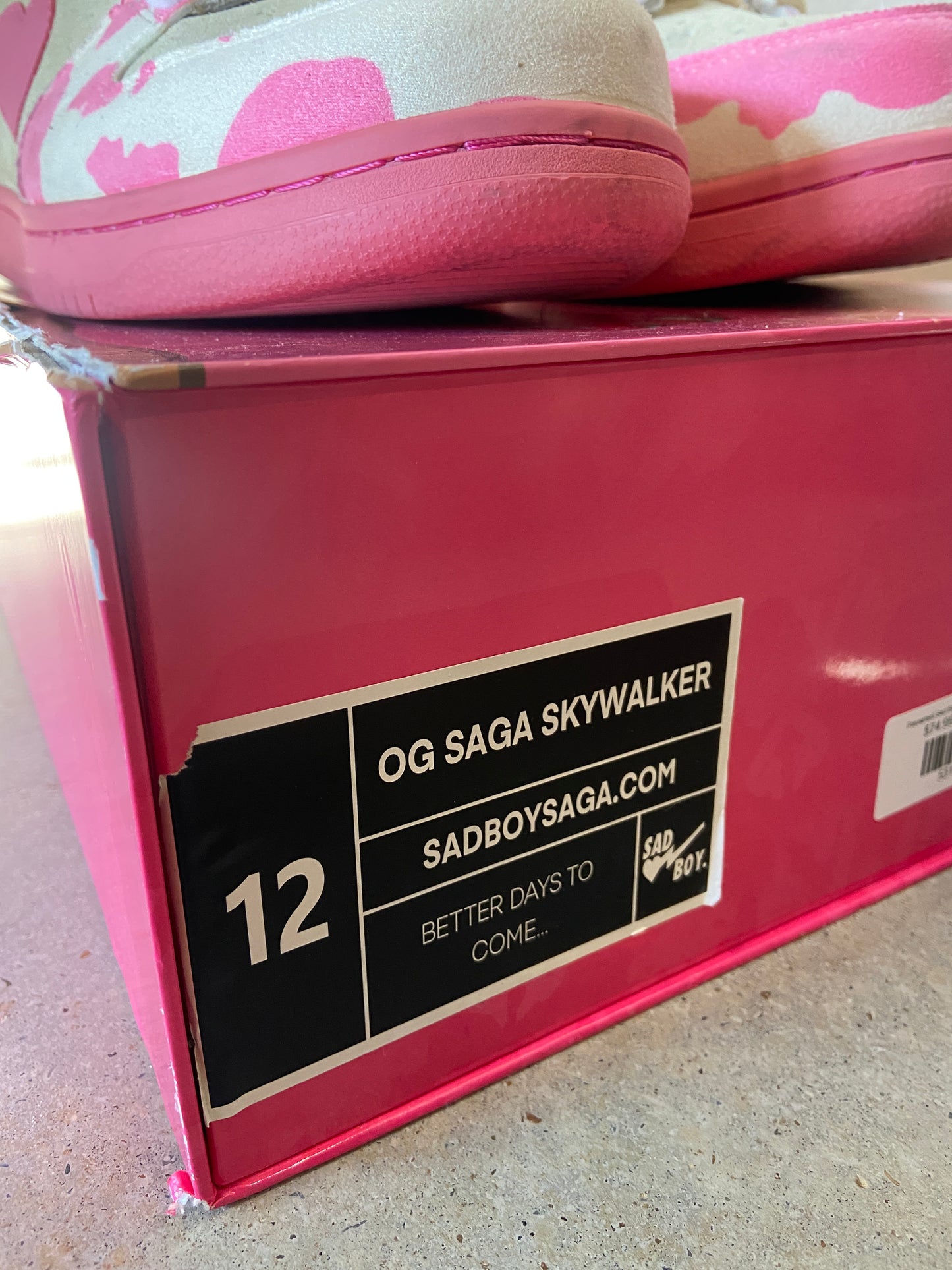 Preowned Sad Boy Saga Skywalker Strawberry Milk Men’s Sz 12M/13.5W