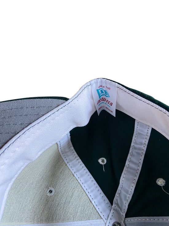 VTG Green/White New Era Blank Snapback Hat