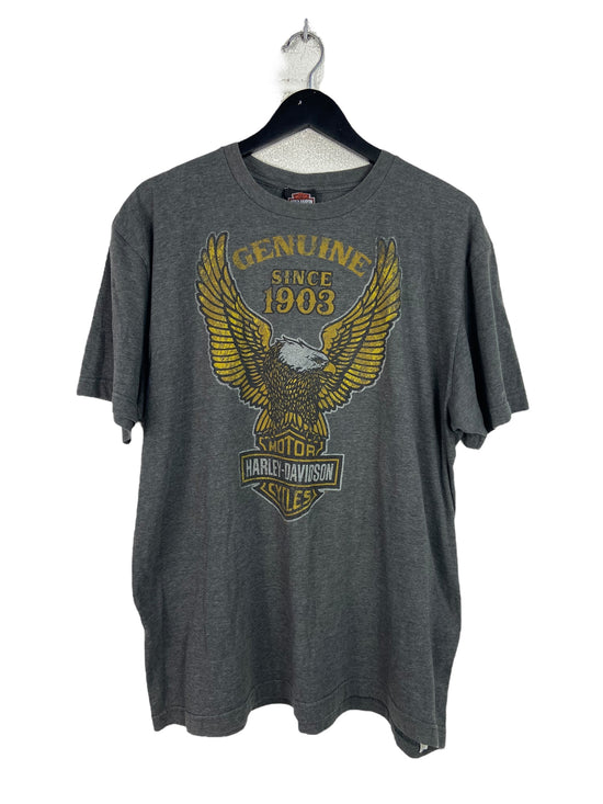 Y2K Harley Davidson Eagle Crest T-Shirt Sz XL