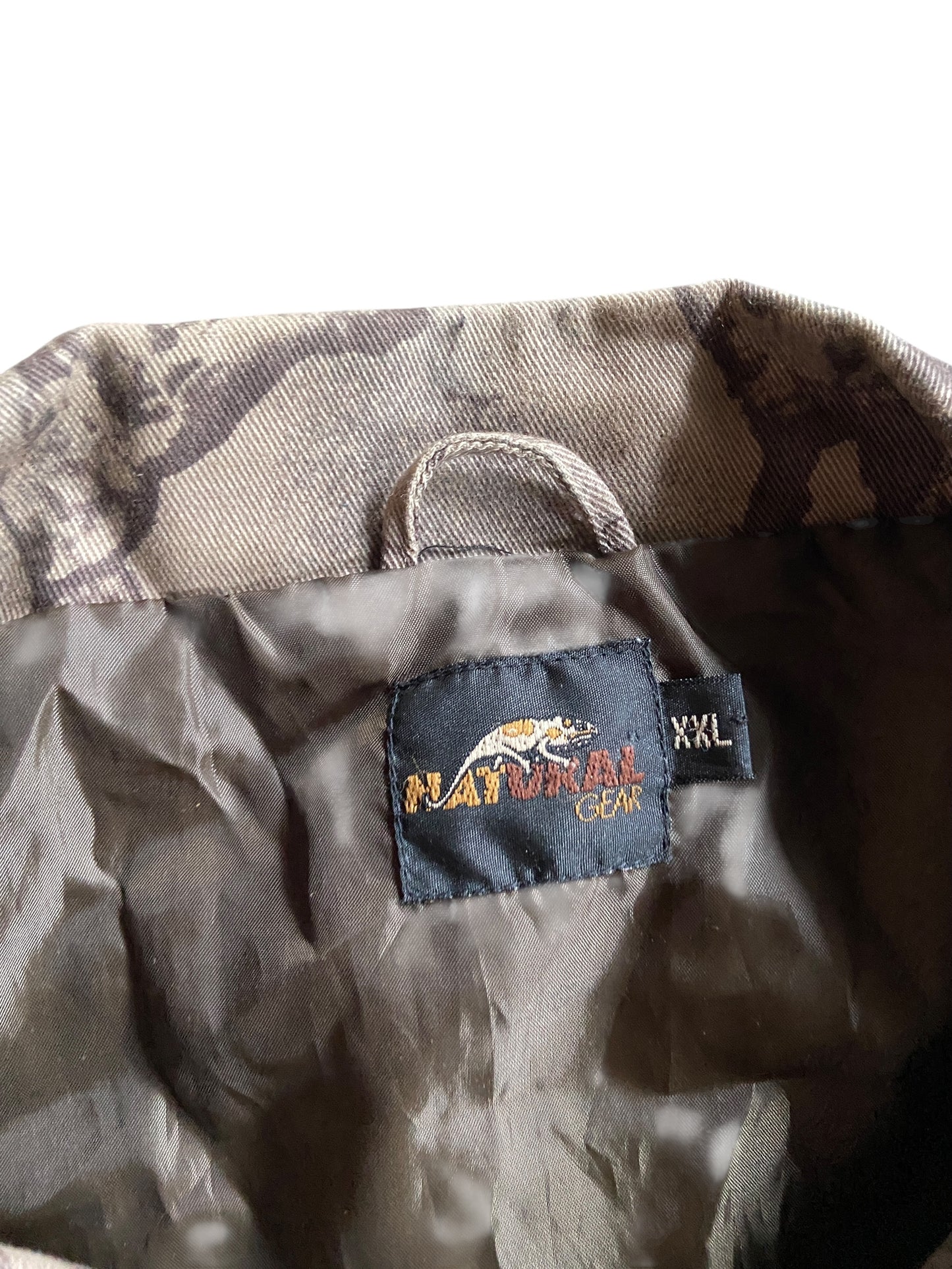 VTG Natural Gear Camo Style Jacket Sz 2XL