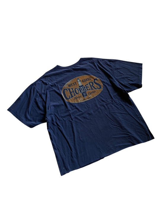 West Coast Choppers Cropped Tee Sz XL