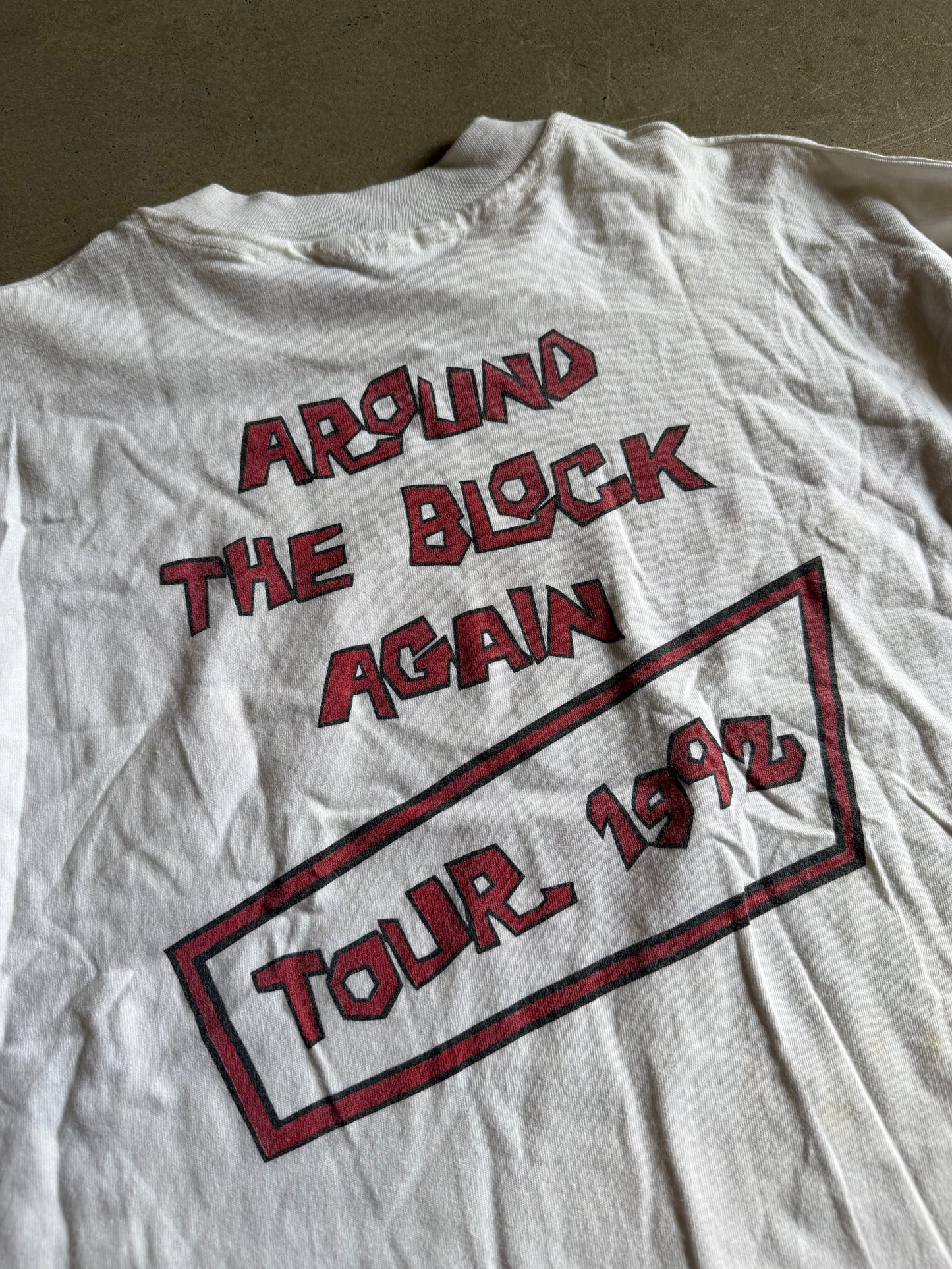 VTG 1992 Drivin N Cryin Around The Block Tour Tee Sz XL