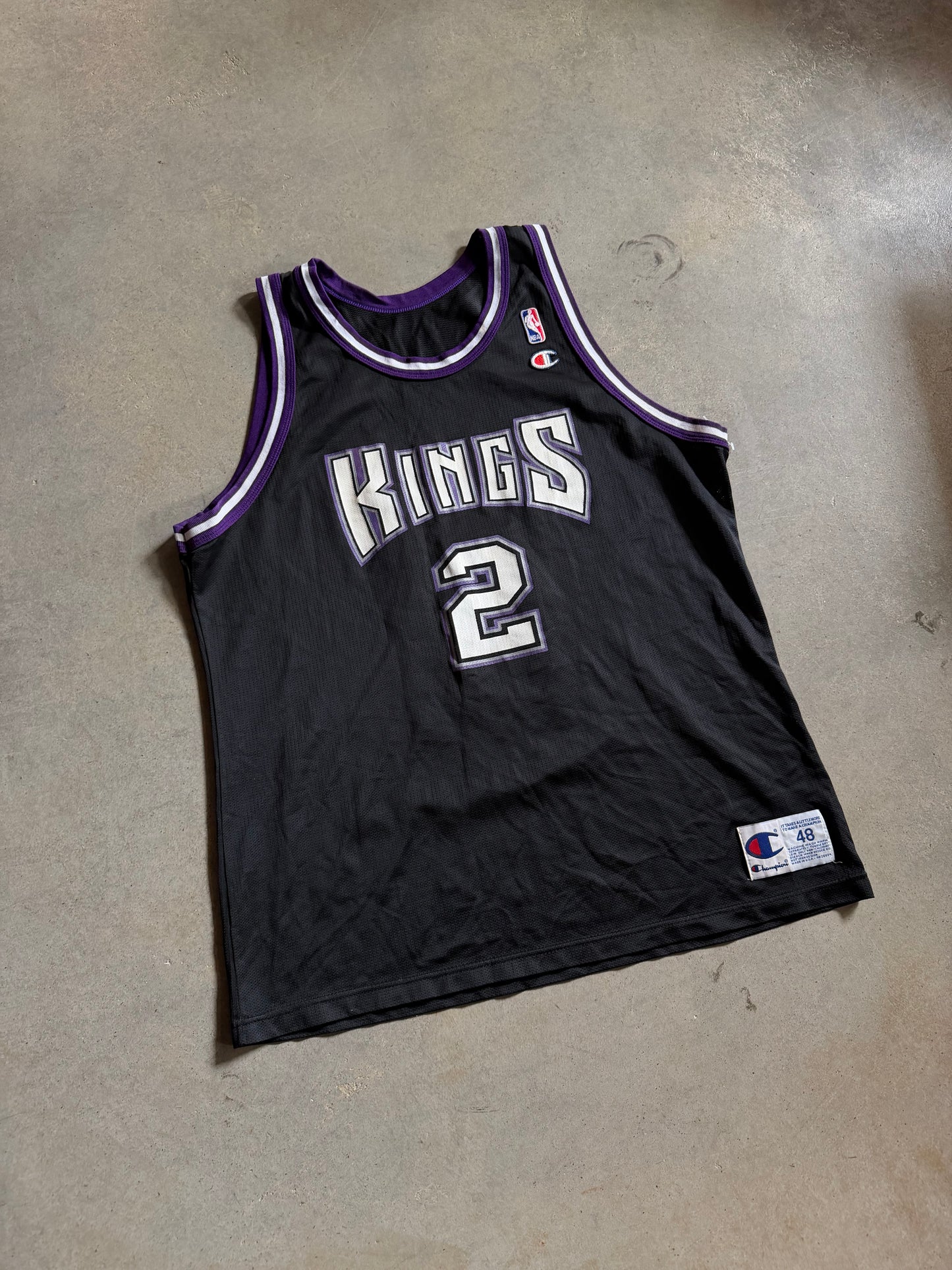 VTG Sacramento Kings Mitch Richmond Champion Jersey Sz 48/XL