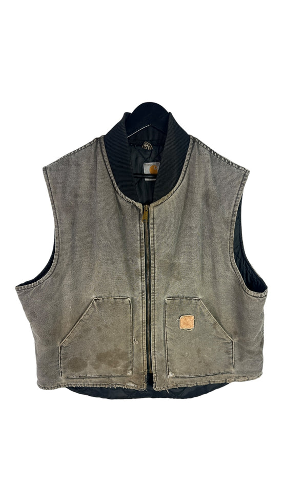 Thrashed Carhartt Vest Sz XL