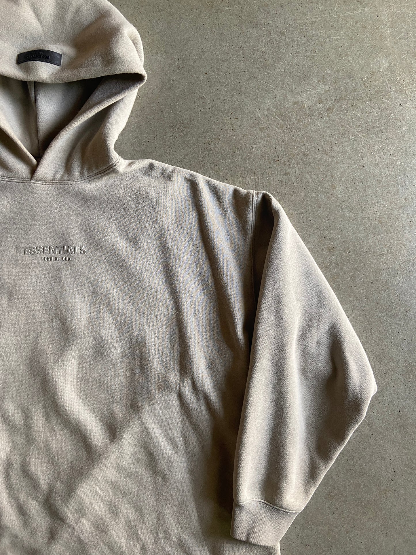 Fear Of God Essentials Tan Hoodie Sz 2XL/3XL