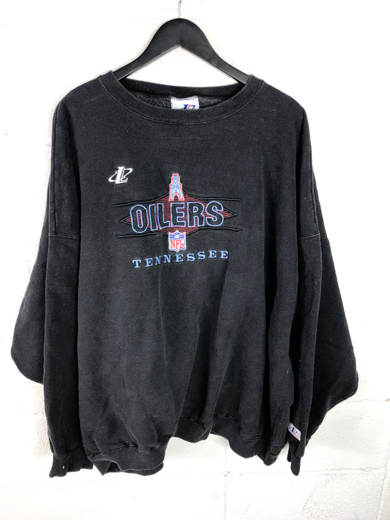 VTG Tennessee Oilers Embroidered Heavyweight Sweatshirt Sz 3XL