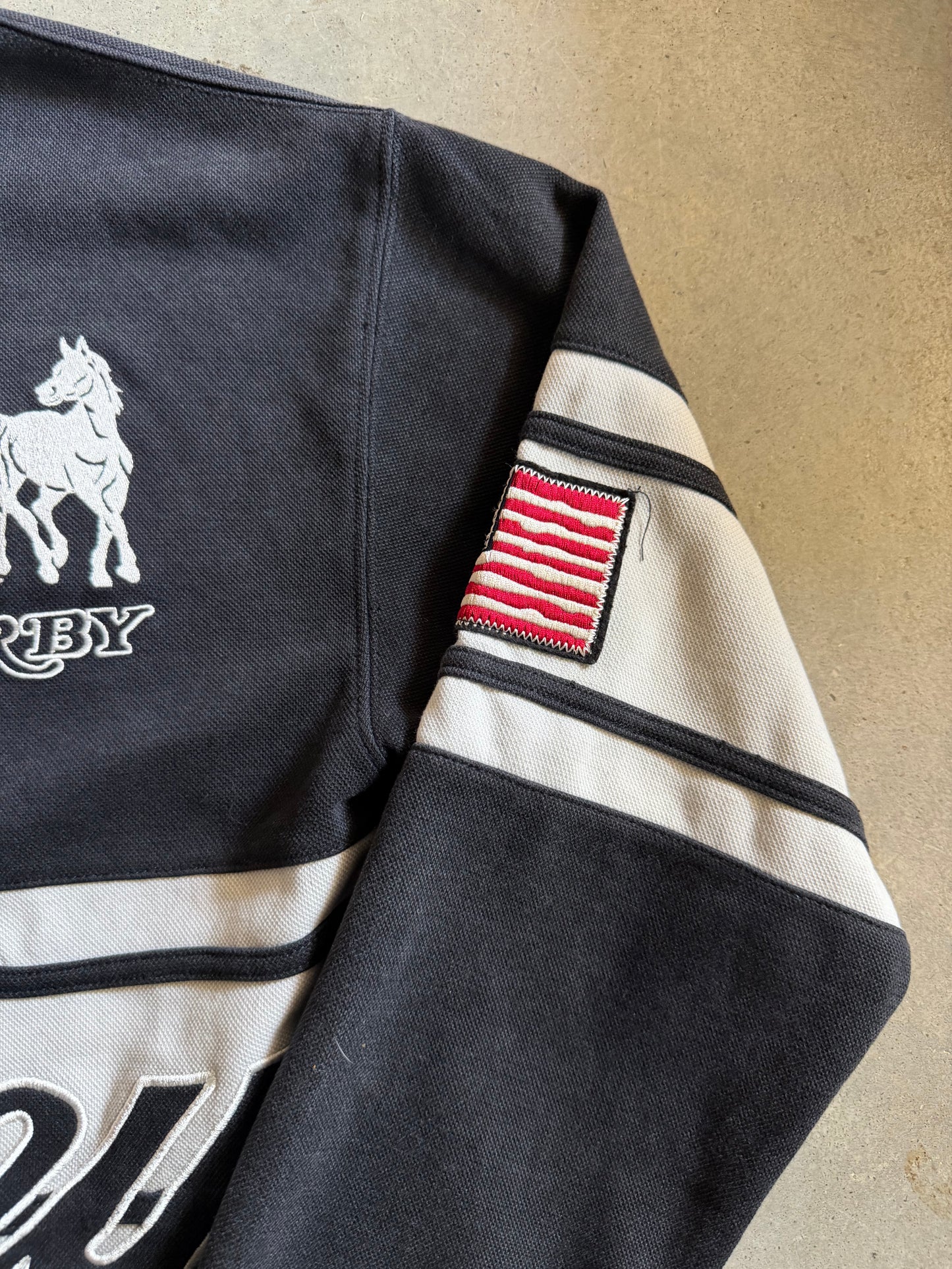 Vale Sport Division USA Derby LS Polo Sz L