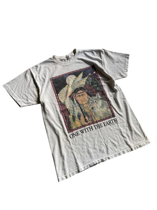 VTG One With The Earth Human i Tee Sz M/L