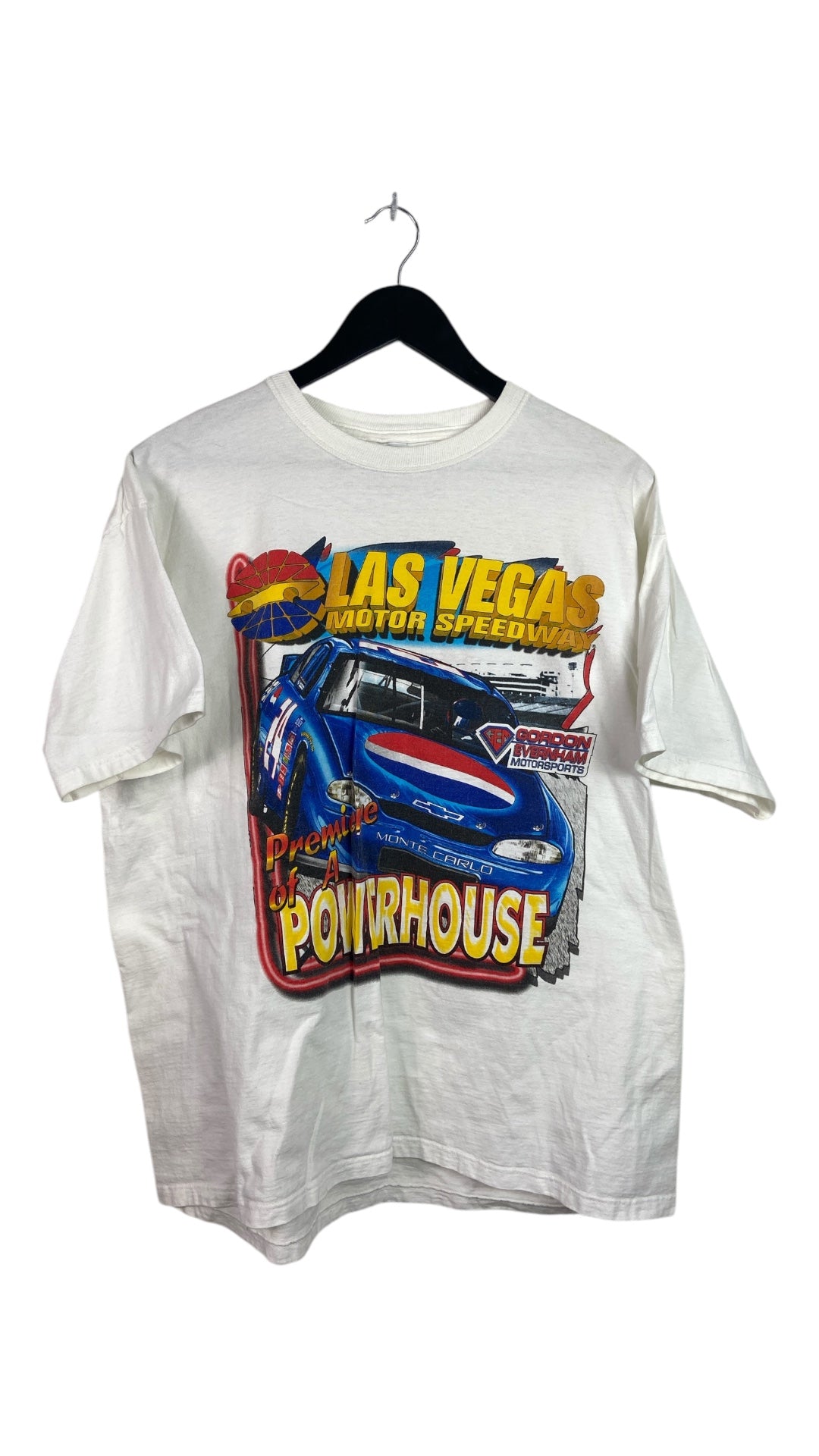 VTG Nascar Las Vegas Motor Speedway Powerhouse Tee Sz L/XL