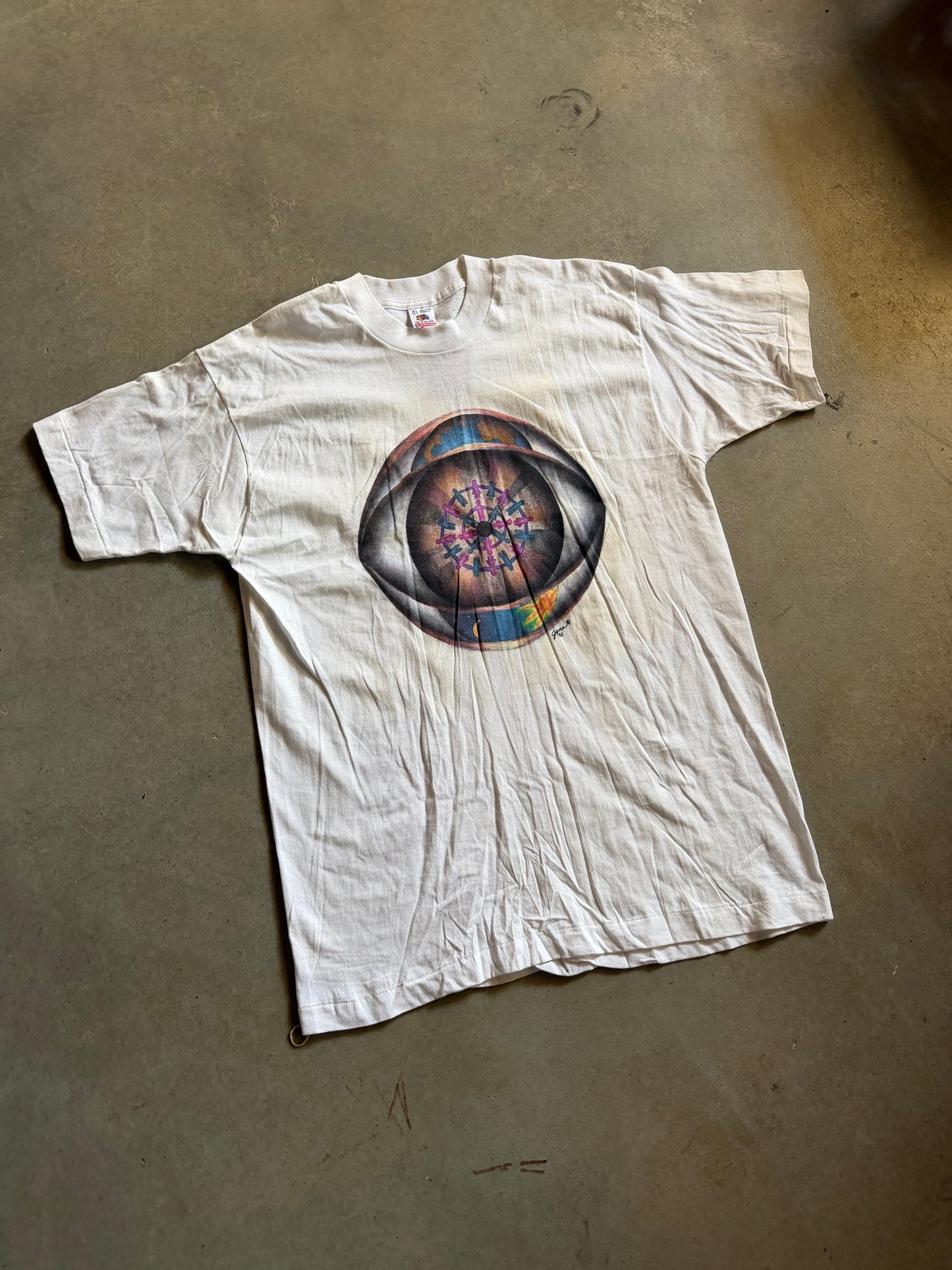 VTG Widespread Panic Eyeball Tee Sz XL