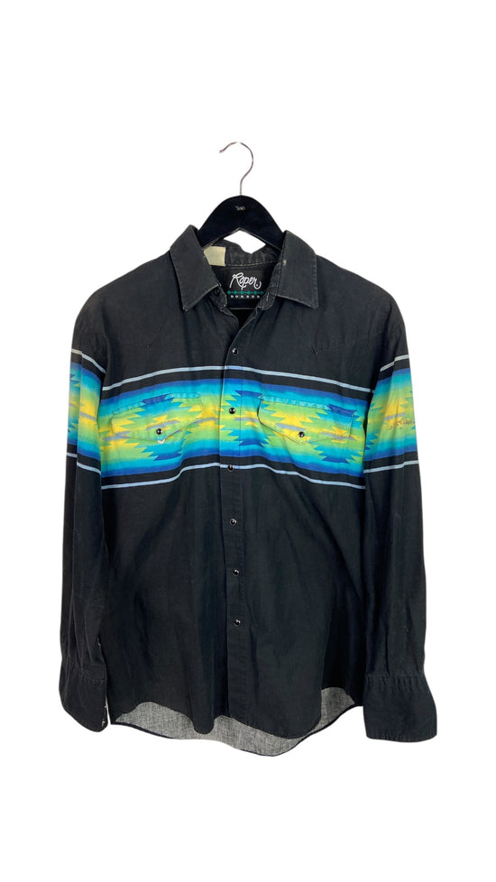VTG Roper Western Pearlsnap L/S Shirt Sz XL