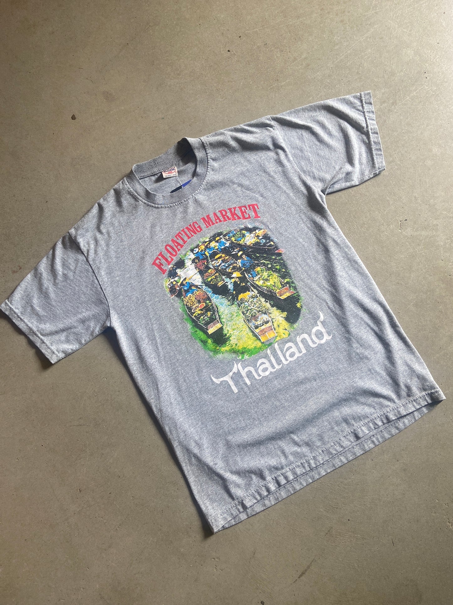 VTG Thailand Floating Market Tee Sz M/L