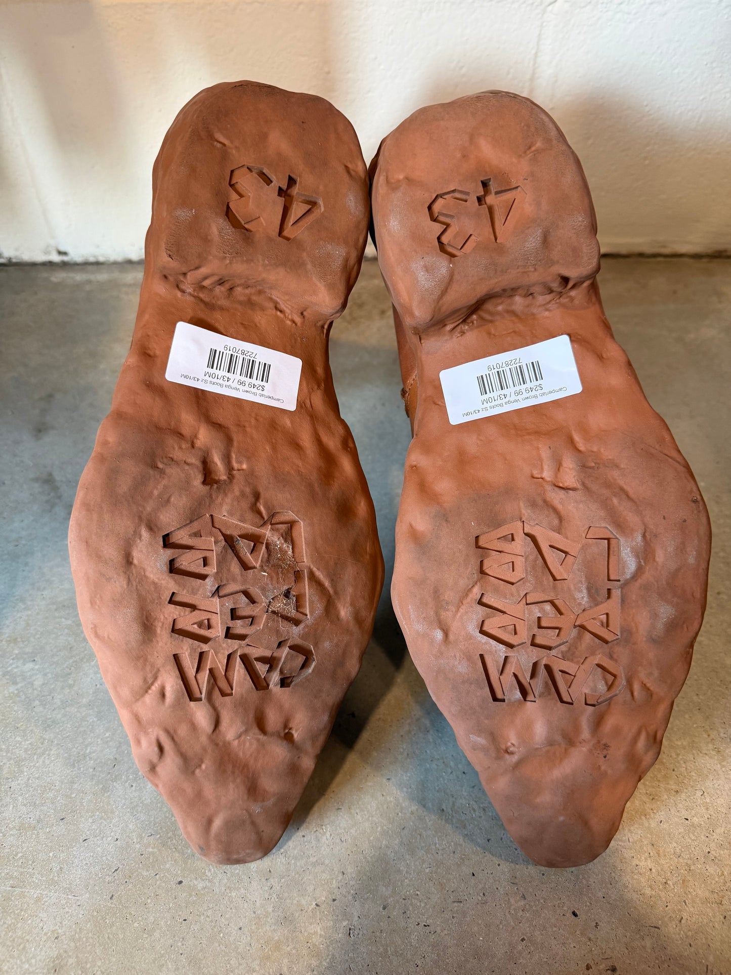 Camperlab Brown Venga Boots Sz 43/11M-11.5M