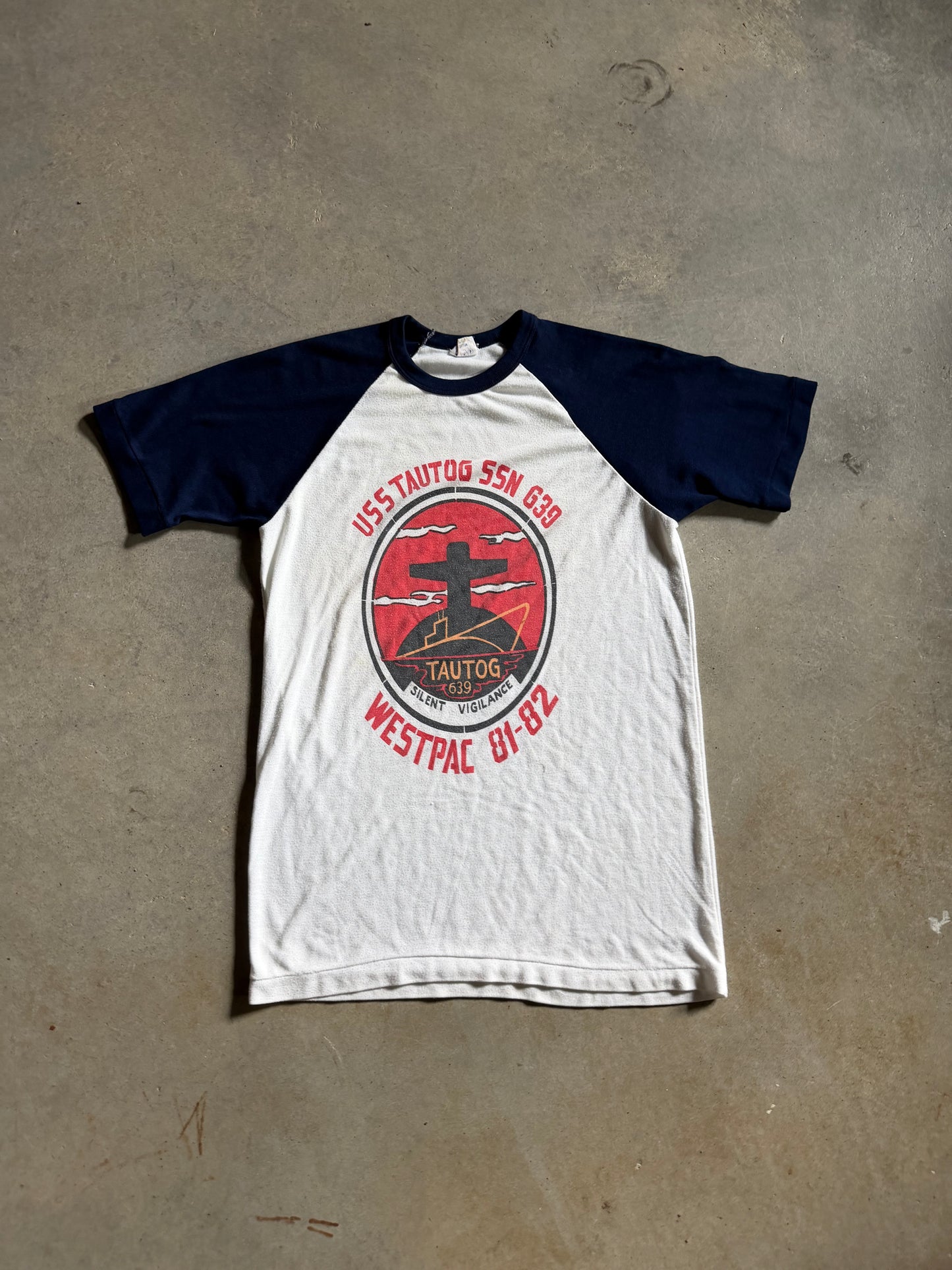 VTG USS Tauto SSN 639 Tee Sz M