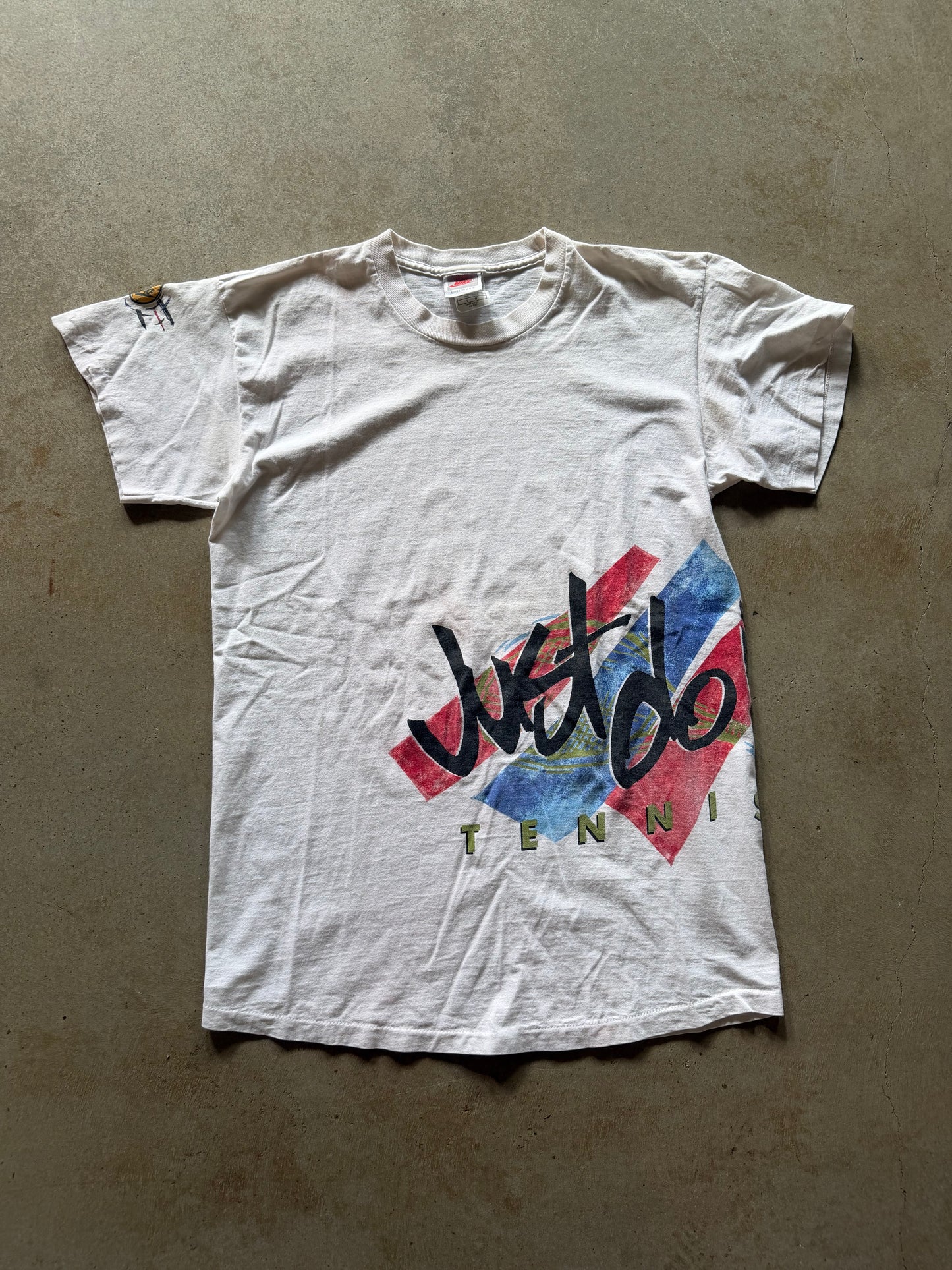 VTG Nike Tennis Multicolor Tee Sz M/L