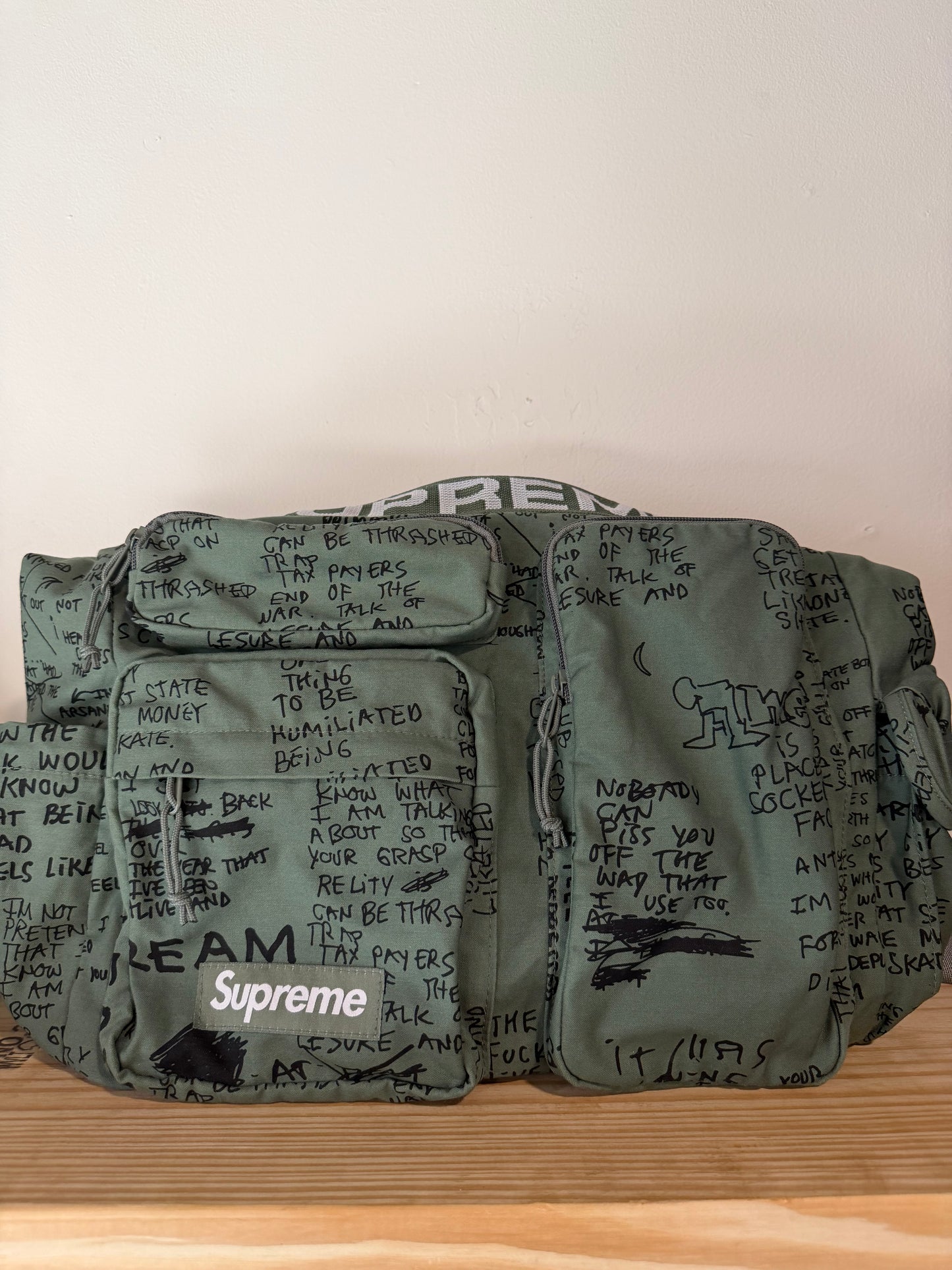 Preowned Supreme SS23 Gonz Field Messenger Bag