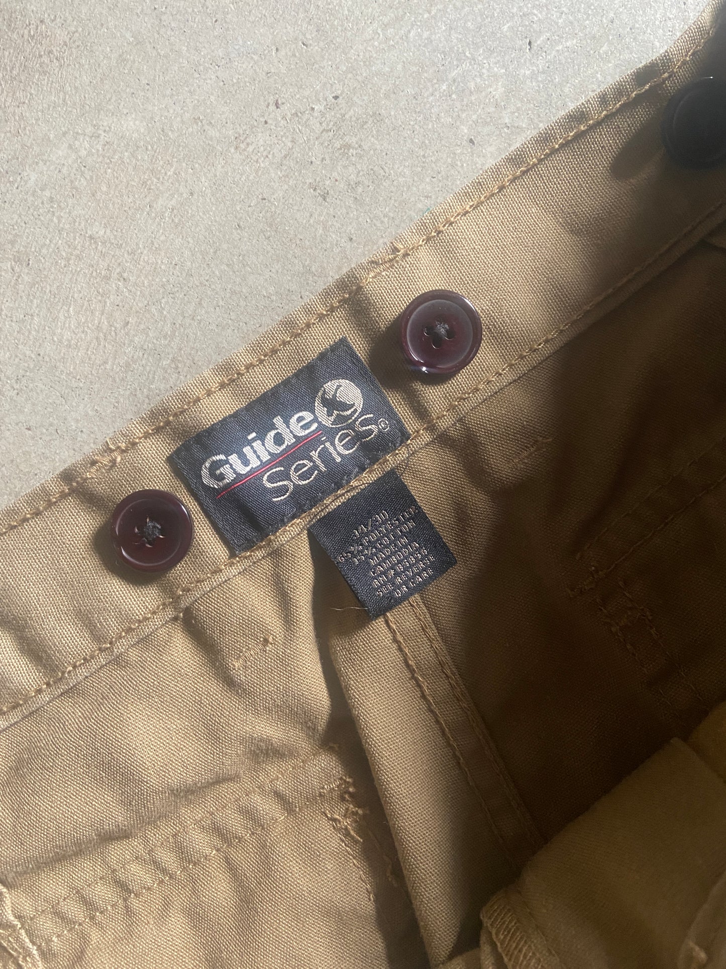 VTG Guide Series Khaki Pants SZ 34x30