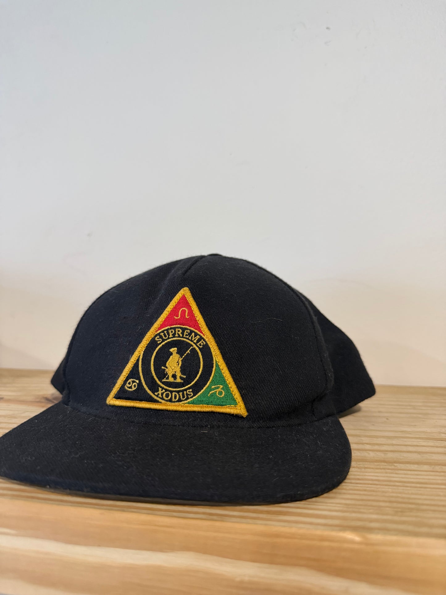 Supreme Starter Xodus Black 5 Panel Hat