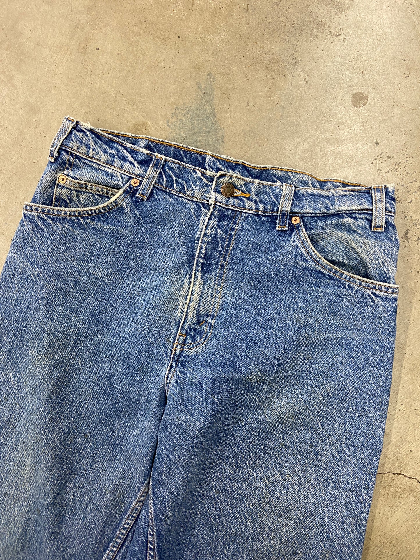 VTG Orange Tab Levis 550 Sz 33x34