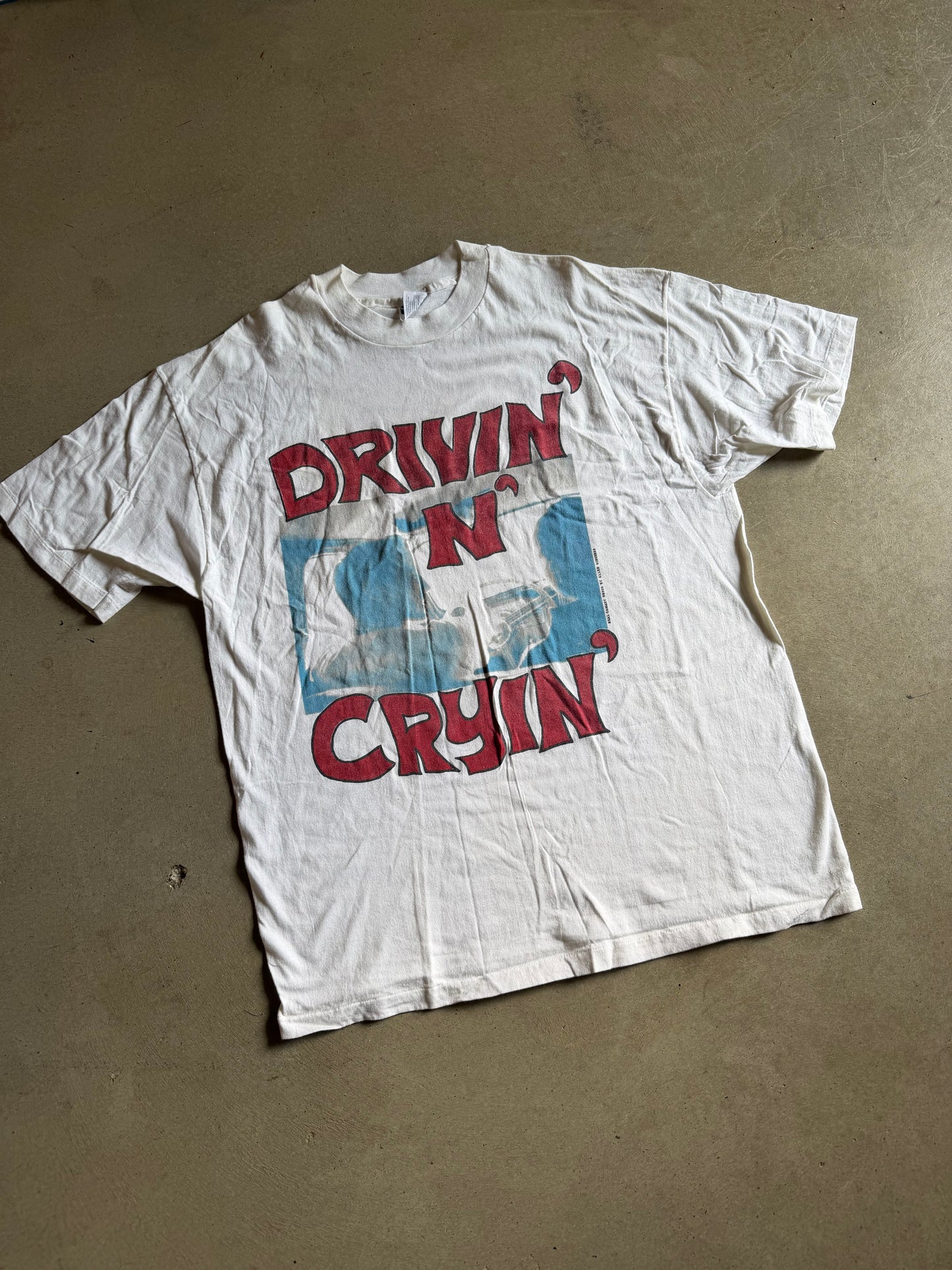 VTG 1992 Drivin N Cryin Around The Block Tour Tee Sz XL