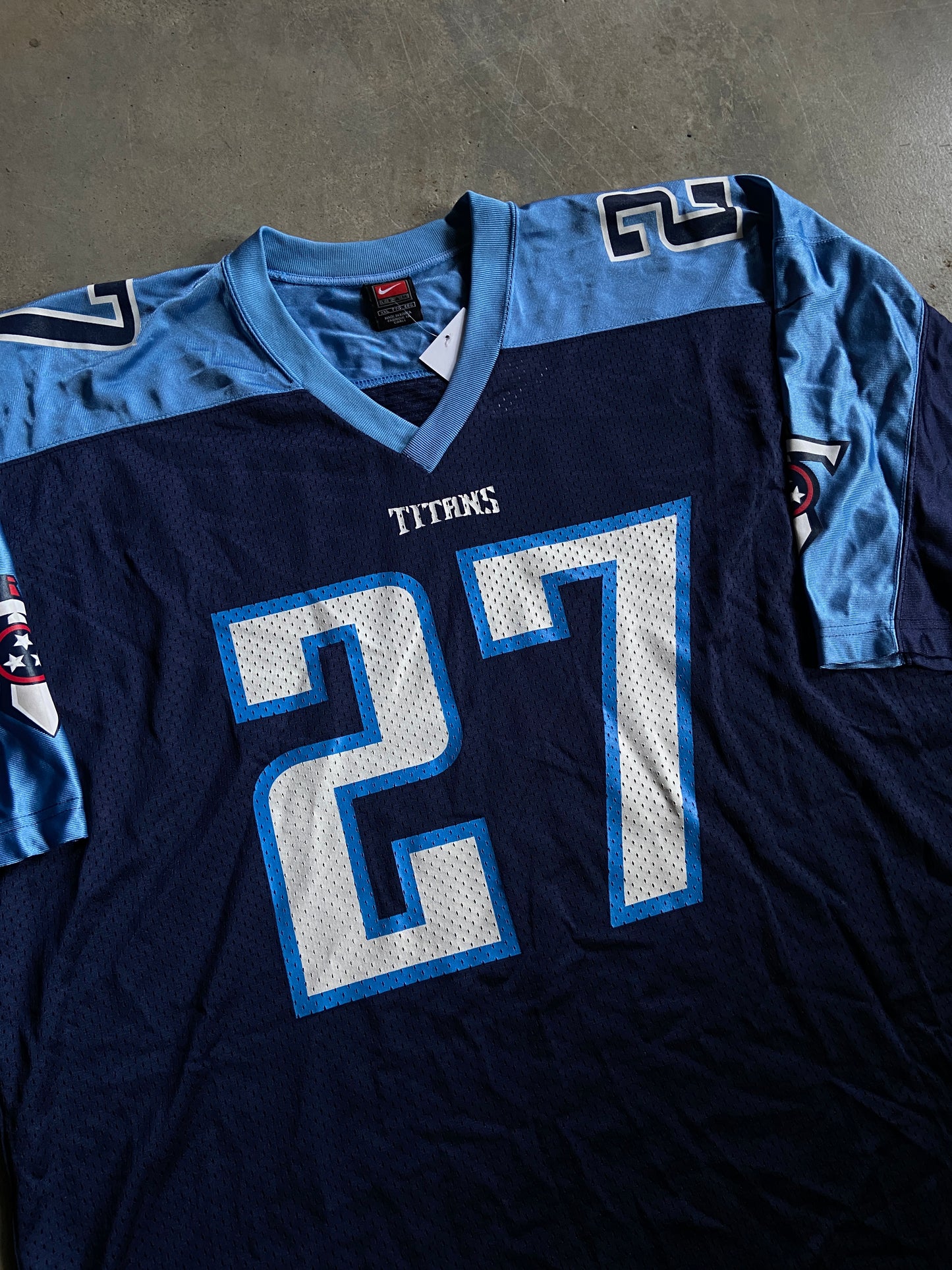 VTG Nike Tennessee Titans Eddie George Jersey Sz XXL