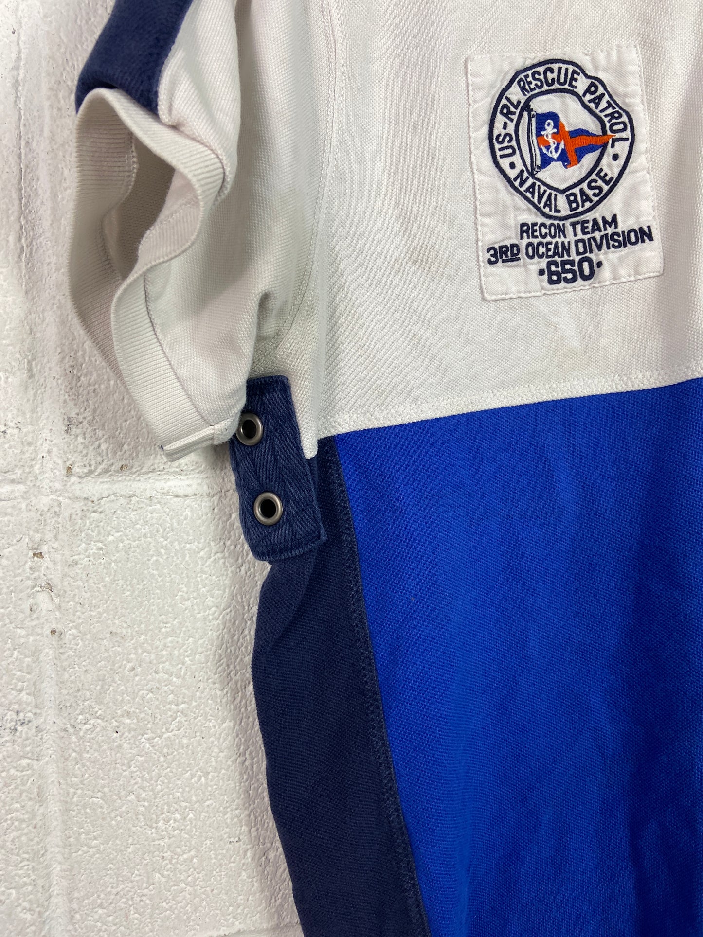 VTG Ralph Lauren Recon Team Polo Shirt Sz L